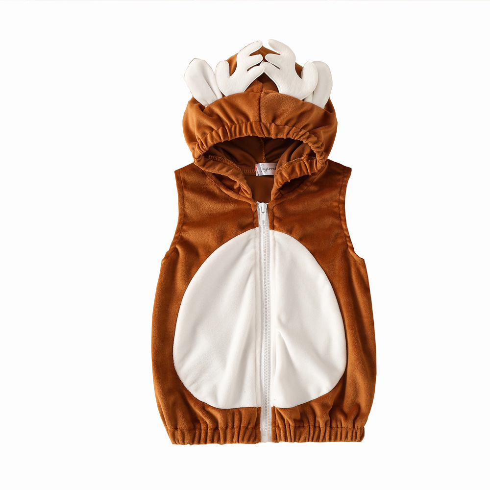 Kid Baby Girl Boy Christmas Waistcoat Jacket Vests